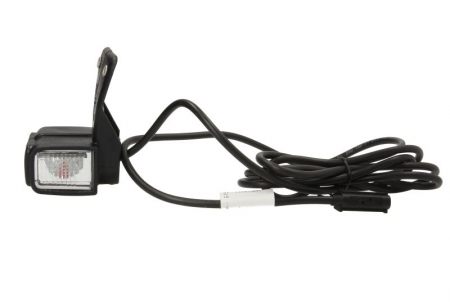 Piese Auto - Lumina clarificare stanga; SUPERPOINT IV, portocaliu/rosu/alb, LED, inaltime 98mm; latime 54mm; adancime 64mm, în relief, lungime cablu 2000mm, cu cuier, 24V (conector: CLICK-IN, SUPERPOINT IV)