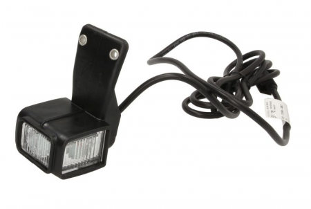 Lumina clarificare stanga; SUPERPOINT IV, portocaliu/rosu/alb, LED, inaltime 98mm; latime 54mm; adancime 64mm, în relief, lungime cablu 2000mm, cu cuier, 24V (conector: CLICK-IN, SUPERPOINT IV) [2]