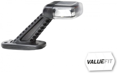 Lumina delimitare dreapta, portocaliu/rosu/alb, LED, inaltime 103mm; latime 190,2mm; adancime 61,5mm, fixare orizontala, 12/24V [1]