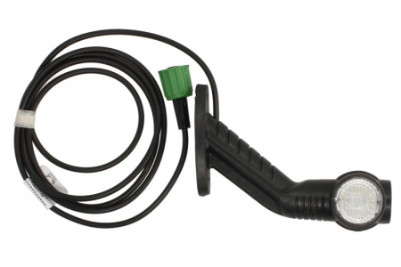 Lumina delimitare dreapta, portocaliu/rosu/alb, LED, inaltime 15,5mm lungime cablu 2000mm, pe brațul lung, 24V  Piese Auto - Lumina delimitare dreapta, portocaliu/rosu/alb, LED, inaltime 15,5mm lungime cablu 2000mm, pe brațul lung, 24V