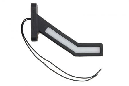 Piese Auto - Lumina delimitare dreapta, portocaliu/rosu/alb, LED lungime cablu 240mm, pe brațul lung, 12/24V (tip: neon)