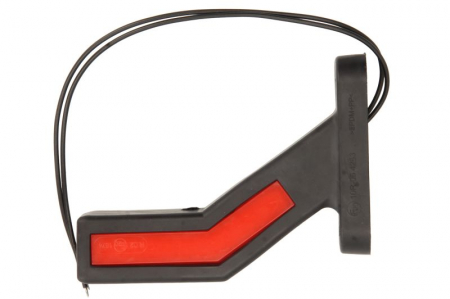 Piese Auto - Lumina delimitare dreapta, portocaliu/rosu/alb, LED lungime cablu 240mm, pe brațul mediu-lung, 12/24V (tip: neon)