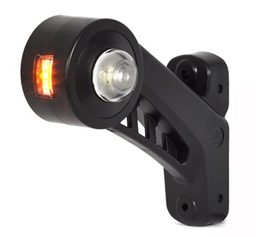 Lumina delimitare dreapta, portocaliu/rosu/alb, LED lungime cablu 280mm, pe brațul mediu-lung, 12/24V [1]