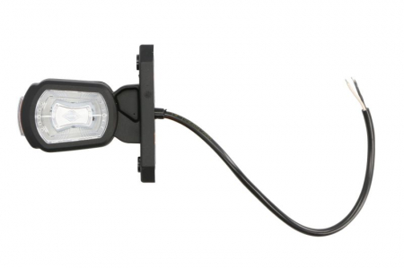 Lumina delimitare dreapta, portocaliu/rosu/alb, LED lungime cablu 300mm, brat scurt, 12/24V (IP68) [1]