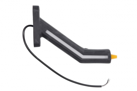 Lumina delimitare dreapta, portocaliu/rosu/alb, LED lungime cablu 400mm, pe brațul lung, 12/24V (IP6K9K) [1]