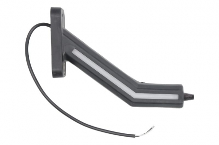 Lumina delimitare dreapta, portocaliu/rosu/alb, LED lungime cablu 400mm, pe brațul lung, 12/24V (IP6K9K) [1]