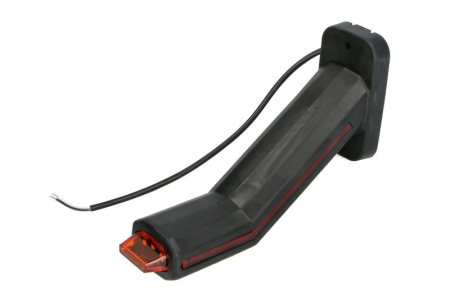 Lumina delimitare dreapta, portocaliu/rosu/alb, LED lungime cablu 400mm, pe brațul lung, 12/24V (IP6K9K) [2]
