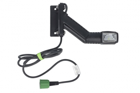 Lumina delimitare dreapta; SUPERPOINT IV, portocaliu/rosu/alb, LED lungime cablu 1500mm, pe brațul lung, 12/24V (conector: ASS2, IP69K, SUPERPOINT IV) [1]