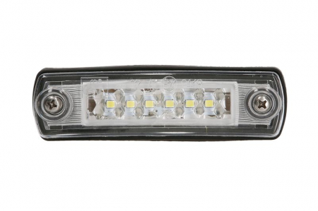 Piese Auto - Lumina delimitare stanga/dreapta, alb, LED, 12/24V potrivit MERCEDES ACTROS MP4 / MP5, TRAVEGO (O 580); SETRA 400, 500 01.08-