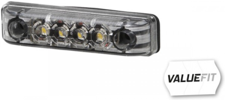 Lumina delimitare stanga/dreapta, alb, LED, inaltime 11mm; latime 65mm; adancime 16mm, surub, 12V [2]