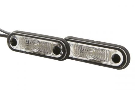 Lumina delimitare stanga/dreapta, alb, LED, inaltime 25,9mm; latime 79mm lungime cablu 500mm, 12/24V [1]