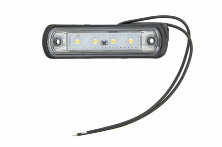 Iluminat auto - Lumina delimitare stanga/dreapta, alb, LED, inaltime 31mm; latime 110mm; adancime 13mm lungime cablu 220mm, 12/24V potrivit MAN TGA, TGS I, TGX I; MERCEDES ACTROS MP4 / MP5 04.00-