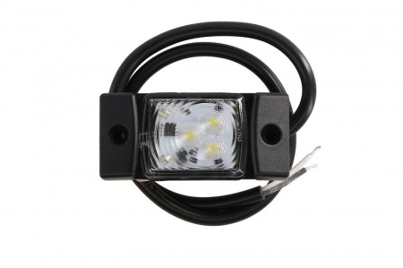 Iluminat auto - Lumina delimitare stanga/dreapta, alb, LED, inaltime 32mm; latime 71mm; adancime 18mm lungime cablu 450mm, fara prindere, 12/24V
