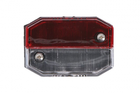 Iluminat auto - Lumina delimitare stanga/dreapta; FLEXIPOINT, forma: dreptunghiular, rosu/alb, inaltime 64mm; latime 44mm; adancime 28mm (FLEXIPOINT)