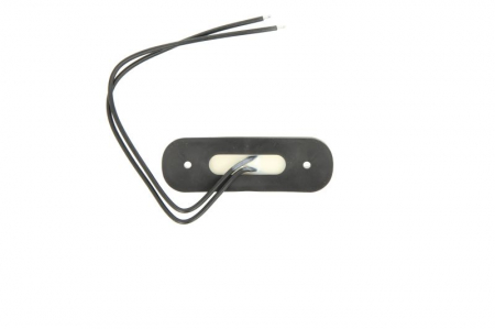 Lumina delimitare stanga/dreapta, forma: dreptunghiular, alb, LED, inaltime 24,2mm; latime 83,8mm; adancime 10,4mm lungime cablu 230mm, 12/24V [1]