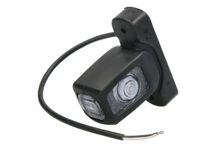 Lumina delimitare stanga/dreapta, forma: dreptunghiular, portocaliu/rosu/alb, LED lungime cablu 330mm, brat scurt, 12/24V (IP66/IP68) potrivit ADR [2]