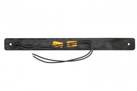 Lumina delimitare stanga/dreapta, forma: dreptunghiular, rosu, LED, inaltime 24mm; latime 254mm; adancime 18mm lungime cablu 300mm, 12/24V [1]