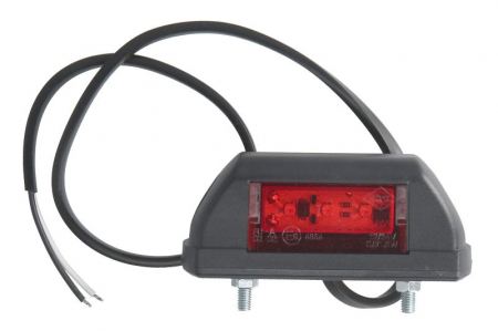 Iluminat auto - Lumina delimitare stanga/dreapta, forma: dreptunghiular, rosu, LED, inaltime 47mm; latime 93mm; adancime 30mm 12/24V