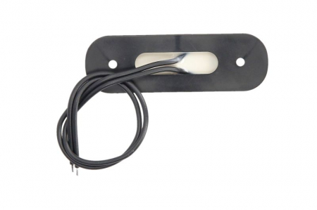 Lumina delimitare stanga/dreapta, forma: oval, alb, LED, inaltime 24,2mm; latime 83,8mm; adancime 10,4mm lungime cablu 230mm, 12/24V (IP66/IP68) [1]