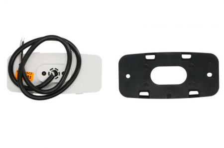 Lumina delimitare stanga/dreapta, forma: oval, alb, LED, inaltime 52mm; latime 110,8mm; adancime 20,5mm lungime cablu 500mm, fara prindere, 12/24V (tip: neon, IP68) [1]