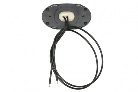 Lumina delimitare stanga/dreapta, forma: oval, alb, LED, inaltime 75mm; latime 39,5mm; adancime 31mm lungime cablu 380mm, fara prindere, 12/24V (tip: neon, IP6K9K) [1]