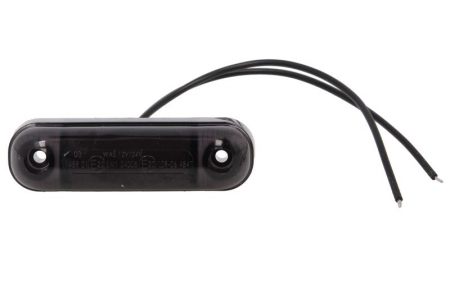 Lumina delimitare stanga/dreapta, forma: oval, portocaliu/fumuriu, LED, inaltime 24mm; latime 84mm; adancime 25mm lungime cablu 240mm, 12/24V (IP6K9K) Piese Auto - Lumina delimitare stanga/dreapta, forma: oval, portocaliu/fumuriu, LED, inaltime 24mm; latime 84mm; adancime 25mm lungime cablu 240mm, 12/24V (IP6K9K)
