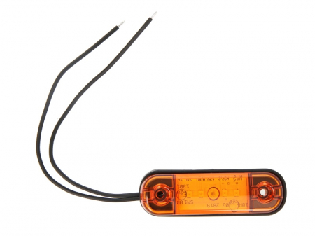 Lumina delimitare stanga/dreapta, forma: oval, portocaliu, LED, inaltime 24,2mm; latime 83,8mm; adancime 10,4mm 12/24V Piese Auto - Lumina delimitare stanga/dreapta, forma: oval, portocaliu, LED, inaltime 24,2mm; latime 83,8mm; adancime 10,4mm 12/24V