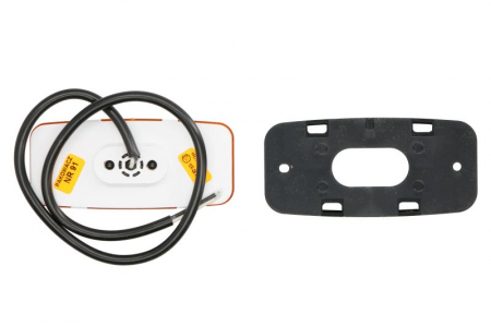 Lumina delimitare stanga/dreapta, forma: oval, portocaliu, LED, inaltime 52mm; latime 110,8mm; adancime 20,5mm lungime cablu 500mm, fara prindere, 12/24V (tip: neon, IP68) [1]