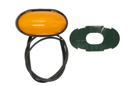 Lumina delimitare stanga/dreapta, forma: oval, portocaliu, LED, inaltime 75mm; latime 39,5mm; adancime 31mm lungime cablu 380mm, fara prindere, 12/24V (tip: neon, IP6K9K) Piese Auto - Lumina delimitare stanga/dreapta, forma: oval, portocaliu, LED, inaltime 75mm; latime 39,5mm; adancime 31mm lungime cablu 380mm, fara prindere, 12/24V (tip: neon, IP6K9K)