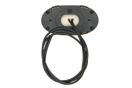 Lumina delimitare stanga/dreapta, forma: oval, portocaliu, LED, inaltime 75mm; latime 39,5mm; adancime 31mm lungime cablu 380mm, fara prindere, 12/24V (tip: neon, IP6K9K) [1]