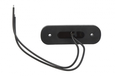 Lumina delimitare stanga/dreapta, forma: oval, rosu/fumuriu, LED, inaltime 24,2mm; latime 83,8mm; adancime 10,4mm lungime cablu 230mm, 12/24V (IP66/IP68) [1]