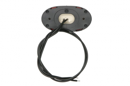 Lumina delimitare stanga/dreapta, forma: oval, rosu, LED, inaltime 75mm; latime 39,5mm; adancime 31mm lungime cablu 380mm, fara prindere, 12/24V (tip: neon, IP6K9K) [1]