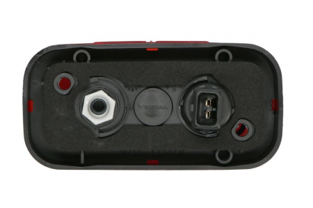 Lumina delimitare stanga/dreapta, forma: oval, rosu, T4W, inaltime 55mm; latime 110mm; adancime 34mm fara prindere, 12/24V (conector: AMP 2PIN, IP56) potrivit IVECO potrivit IVECO DAILY IV, DAILY V 05 [1]