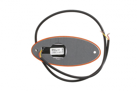 Lumina delimitare stanga/dreapta, galben, LED, inaltime 13mm; latime 102mm; adancime 45mm, surub/fixare orizontala, lungime cablu 500mm, 24V (IP5K9K) [1]