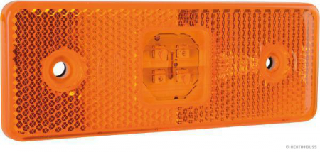 Lumina delimitare stanga/dreapta, galben, LED, inaltime 41mm; latime 110mm; adancime 7/39/110mm, fixare orizontala, lungime cablu 200mm, fara prindere, 24V [2]