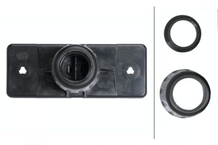 Lumina delimitare stanga/dreapta, galben, LED, inaltime 70mm; latime 92mm; adancime 36mm, surub/fixare orizontala, 24V (IP5K9K) [1]