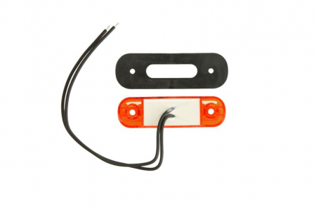 Lumina delimitare stanga/dreapta, portocaliu, LED, inaltime 24,2mm; latime 83,8mm; adancime 10,4mm lungime cablu 230mm, 12/24V [1]