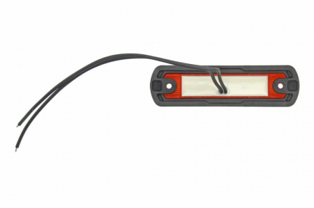 Lumina delimitare stanga/dreapta, portocaliu, LED, inaltime 31mm; latime 110mm; adancime 13mm lungime cablu 220mm, 12/24V [1]