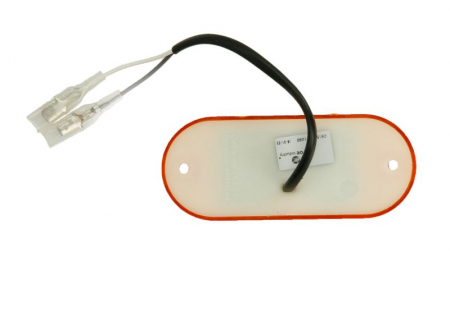 Lumina delimitare stanga/dreapta, portocaliu, LED, inaltime 45mm; latime 110mm; adancime 13mm lungime cablu 100mm, fara prindere, 12V [1]