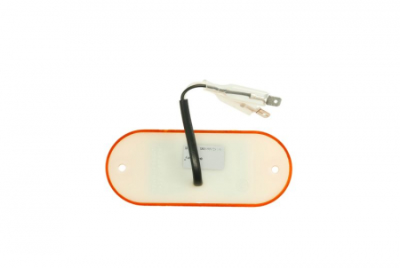 Lumina delimitare stanga/dreapta, portocaliu, LED, inaltime 45mm; latime 110mm; adancime 13mm lungime cablu 165mm, fara prindere, 24V [1]
