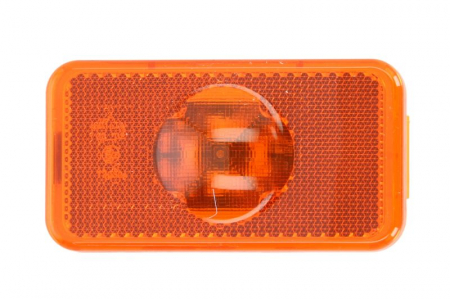 Iluminat auto - Lumina delimitare stanga/dreapta, portocaliu, LED, inaltime 54mm; latime 102mm fara prindere, 24V