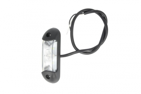 Proiectoare - Lumina delimitare stanga/dreapta, portocaliu/rosu/alb, LED, inaltime 110mm; latime 30mm; adancime 28,1mm lungime cablu 500mm, 12/24V