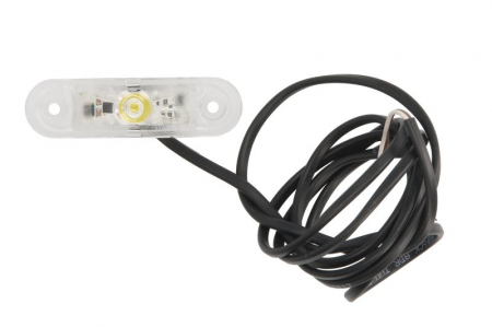 Lumina delimitare stanga/dreapta; POSIPOINT II, alb, LED, inaltime 24,3mm; latime 81,4mm; adancime 20mm lungime cablu 1500mm, 12/24V (POSIPOINT II) [0]