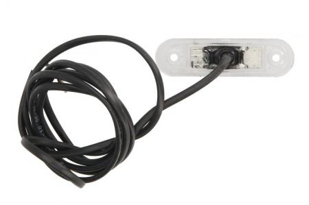 Lumina delimitare stanga/dreapta; POSIPOINT II, alb, LED, inaltime 24,3mm; latime 81,4mm; adancime 20mm lungime cablu 1500mm, 12/24V (POSIPOINT II) [1]