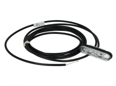Lumina delimitare stanga/dreapta; POSIPOINT II, alb, LED, inaltime 24,3mm; latime 81,4mm; adancime 20mm lungime cablu 3500mm, 12/24V (POSIPOINT II) Piese Auto - Lumina delimitare stanga/dreapta; POSIPOINT II, alb, LED, inaltime 24,3mm; latime 81,4mm; adancime 20mm lungime cablu 3500mm, 12/24V (POSIPOINT II)