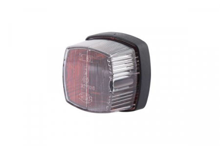 Proiectoare - Lumina delimitare stanga/dreapta, rosu/alb, C5W/Halogen, inaltime 62mm; latime 62mm; adancime 40mm, 12/24V