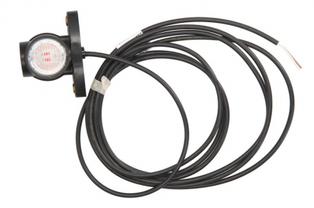 Lumina delimitare stanga/dreapta, rosu/alb/galben, LED, inaltime 64mm; latime 98,6mm; adancime 44,5mm, lungime cablu 4000mm, 24V Piese Auto - Lumina delimitare stanga/dreapta, rosu/alb/galben, LED, inaltime 64mm; latime 98,6mm; adancime 44,5mm, lungime cablu 4000mm, 24V