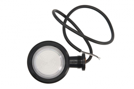 Lumina delimitare stanga/dreapta, rosu/alb, LED, inaltime 79mm; latime 87,6mm; adancime 106mm lungime cablu 600mm, brat scurt, 12/24V (tip: neon) [2]