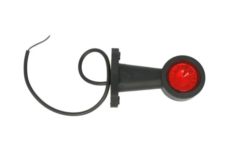 Iluminat auto - Lumina delimitare stanga/dreapta, rosu/alb, LED lungime cablu 450mm, pe brațul mediu-lung, 12/24V