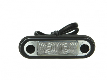 Lumina delimitare stanga/dreapta, rosu, LED, inaltime 25,9mm; latime 79mm lungime cablu 500mm, 12/24V [0]